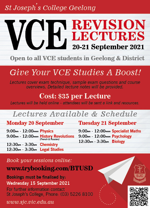 vce lectures